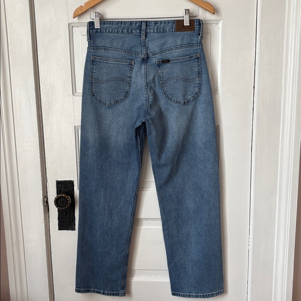 LEE LIGHT WASH WIDE LEG JEANS